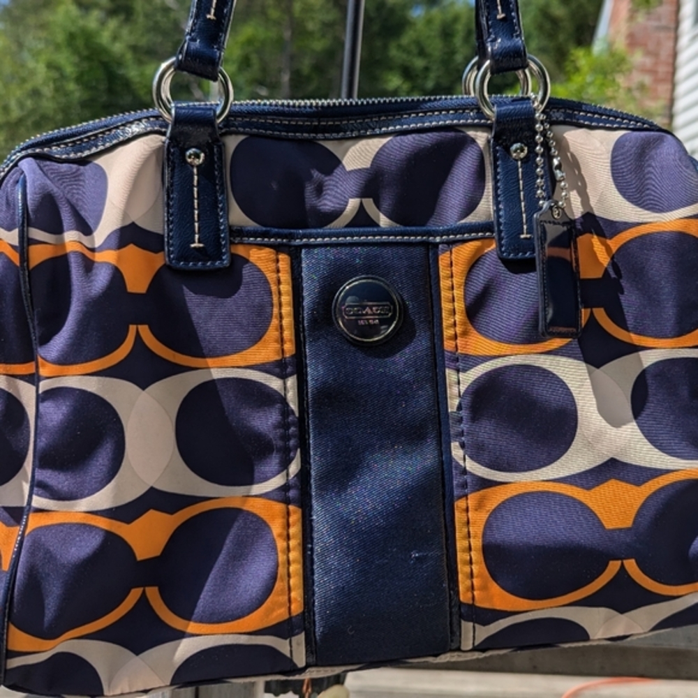 Coach signature collection satchel